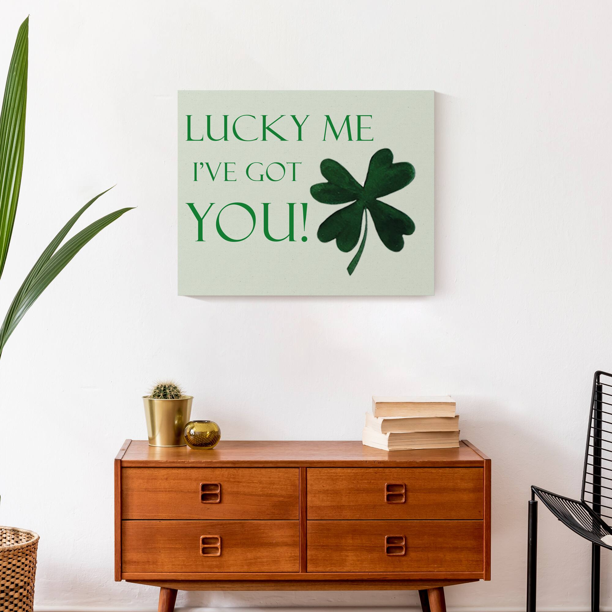 Lucky Me I've Got You 20" x 16" Canvas Wall Art